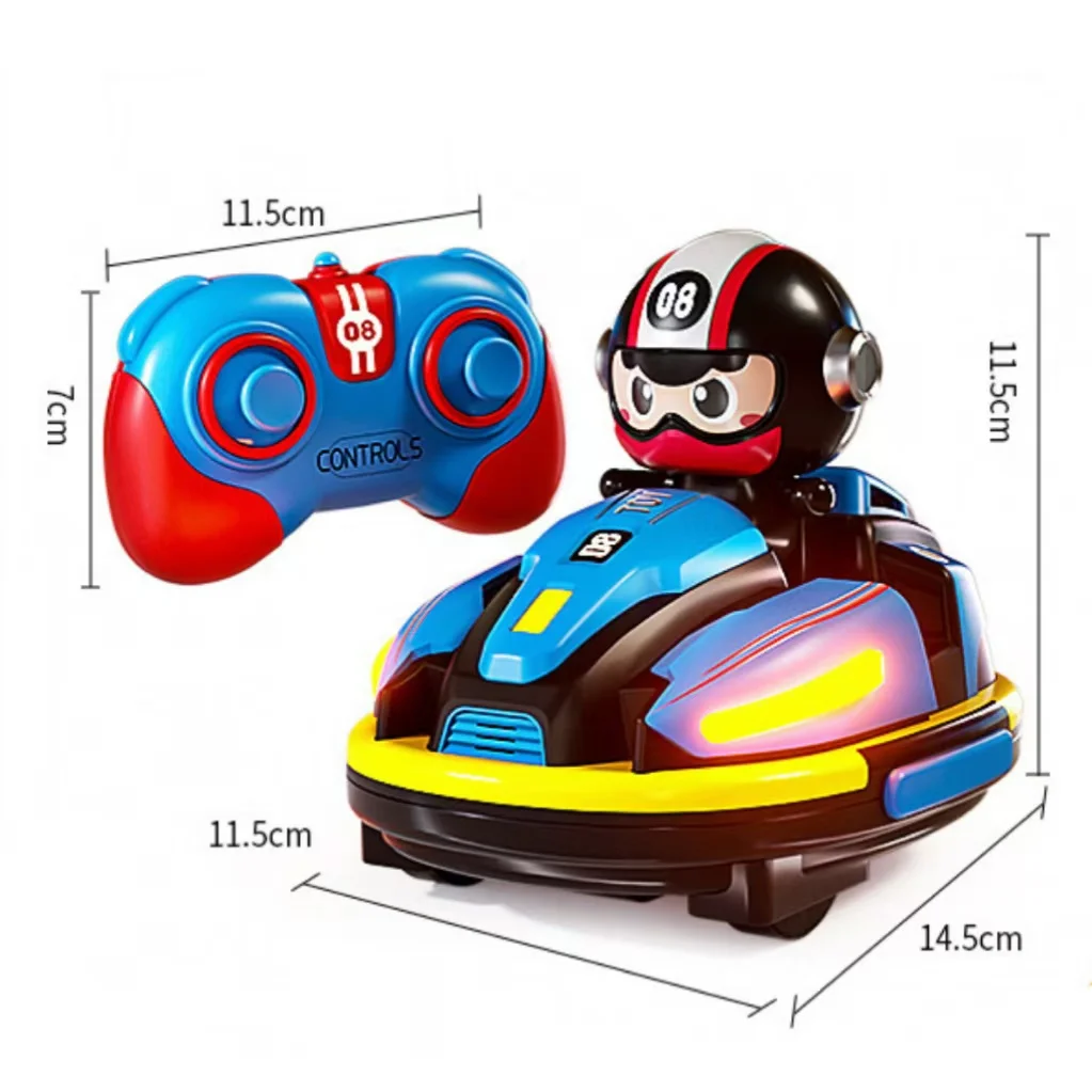 Remote control toys new 2.4 g remote control bumper car duel duel spray music racing boy Crazyracing Kartrider toys