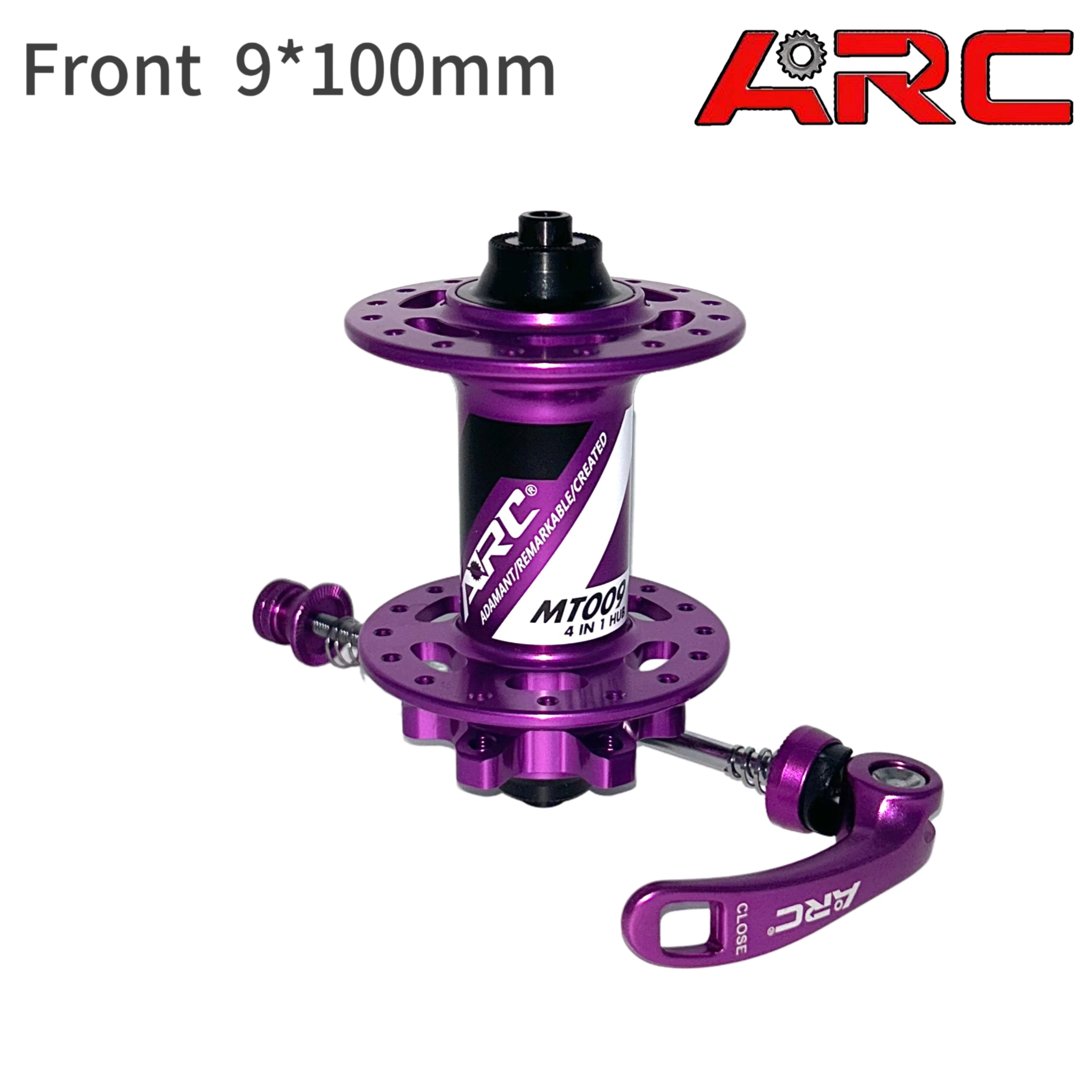 

ARC MT009 4-в-1, 6 шестерен, 9x100, 10x135, фиолетовый, 32 отверстия, быстросъемная, из алюминиевого сплава, 6 подшипников, дисковый тормоз, втулка для MTB