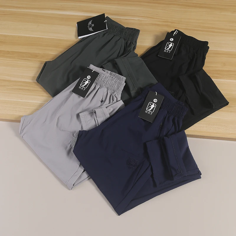 

Comfortable Breathable Men's Outdoor Spor Lightweight Qui Dry Casual Pants Faionable Urban Sle Long Trousers for Youth