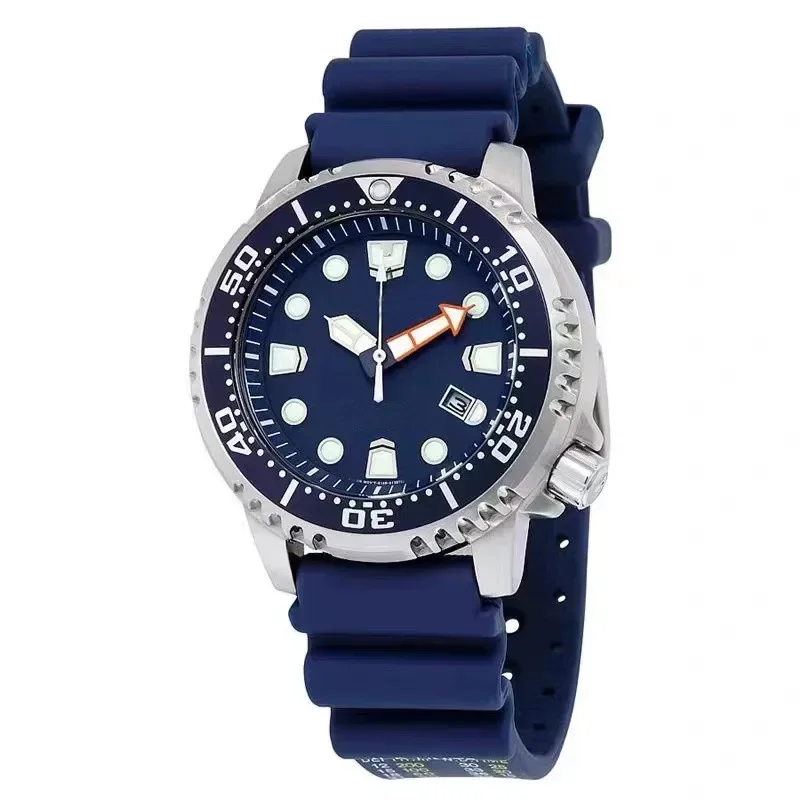 Reloj deportivo de marca Citizen BN0150 para hombre, serie eco-drive, resistente al agua, diseño de moda, correa de silicona con fecha automática, movimiento de cuarzo