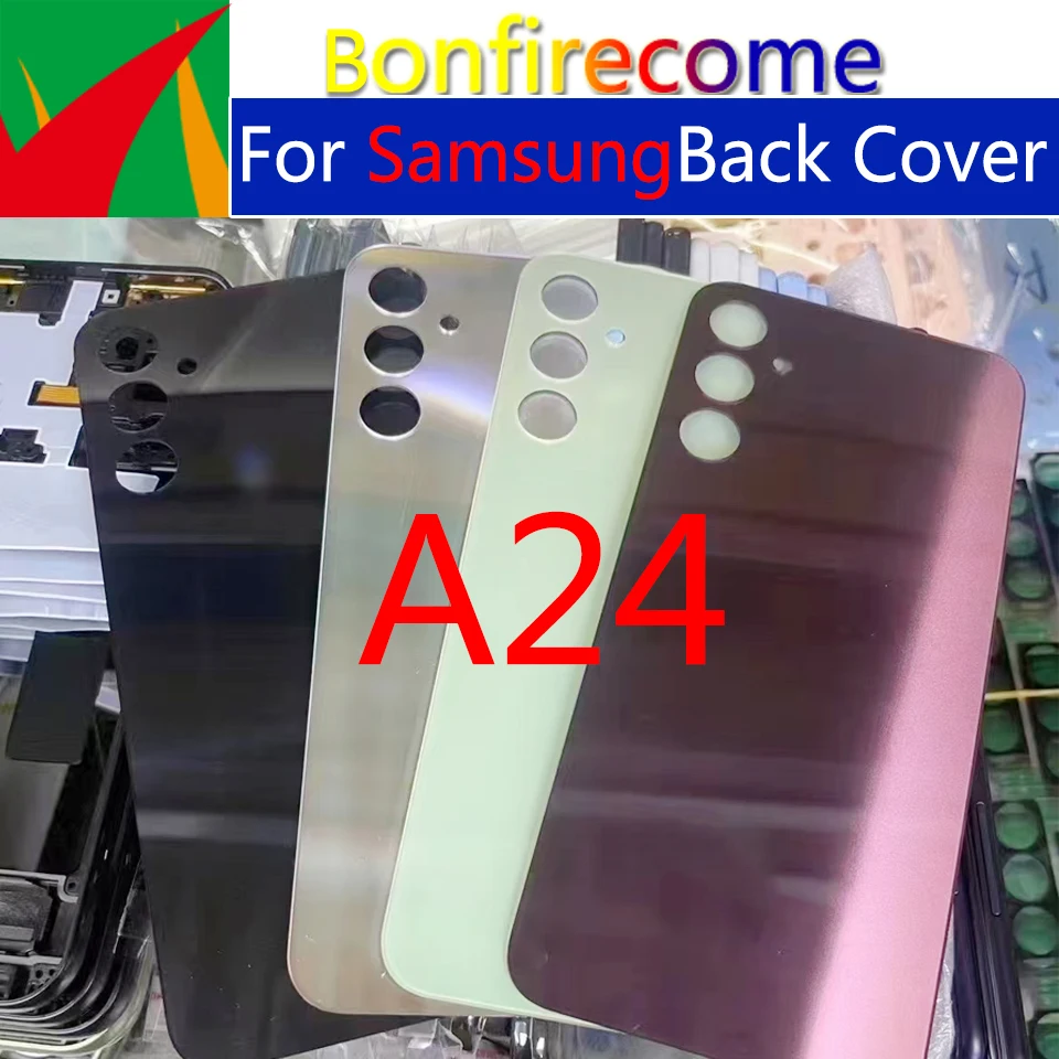 لسامسونج غالاكسي A24 4G A245 الإطار الأوسط + البطارية الغطاء الخلفي استبدال الغطاء الخلفي