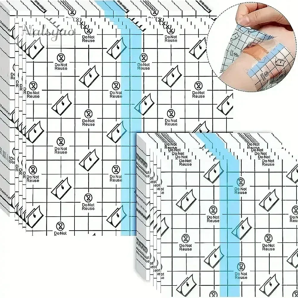 Wholesale PU Waterproof Bandages Disposable Transparent Stretchable Adhesive Bandages for Tattoo Protection Shower