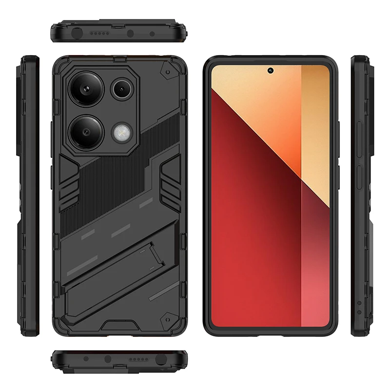 Funda para Xiaomi Redmi Note 13 Pro 4G, carcasa de teléfono a prueba de golpes para Redmi Note 13, 12, 5G Pro 12Pro Plus, Funda de PC con soporte duro