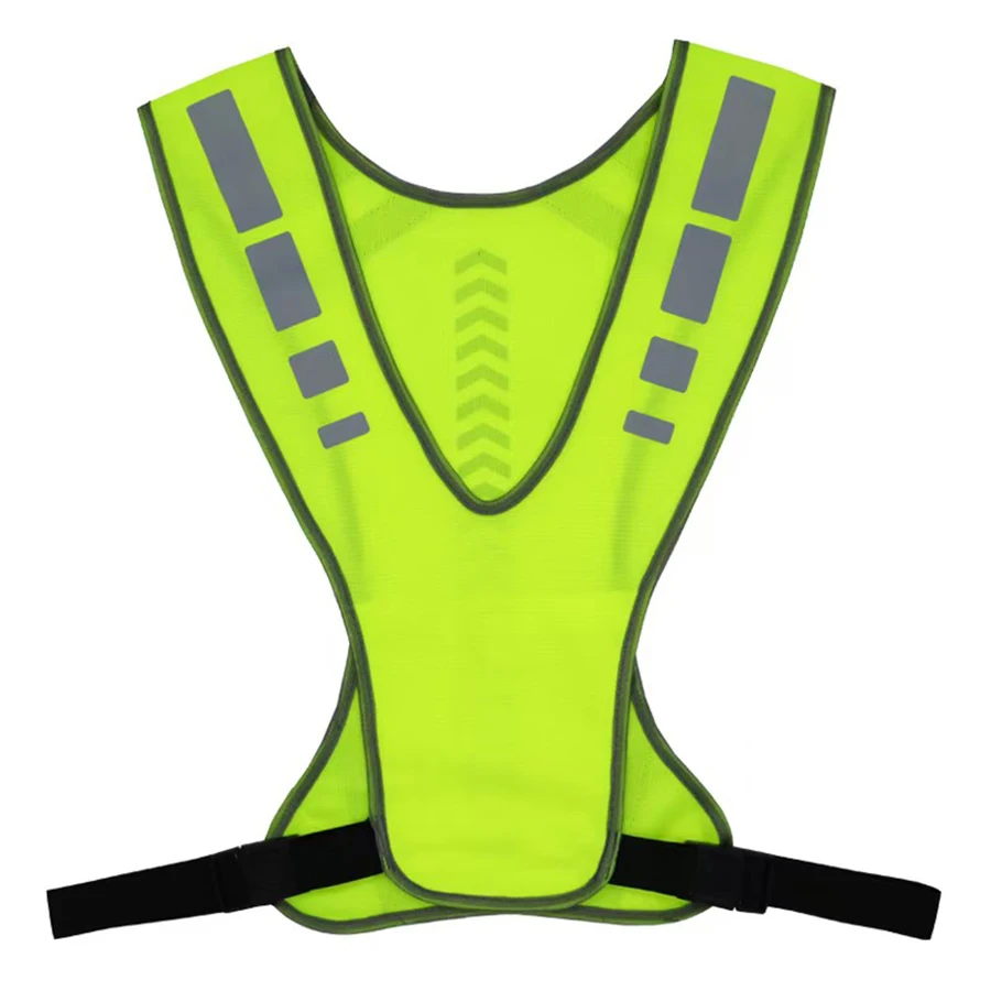 Highlight Running Lightweight Reflective Vest Biking Adjustable Safety Vests Outdoor Night Walking Safety Straps Waterproof Gear image 5