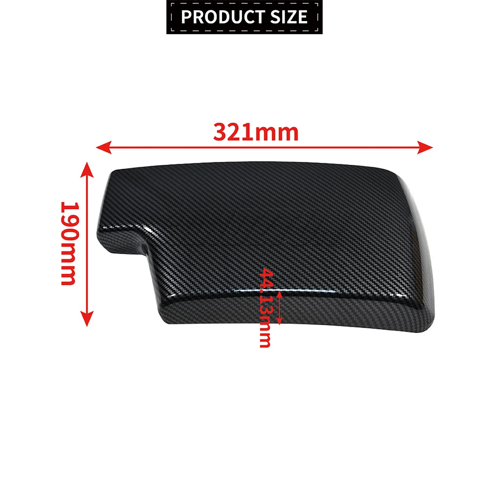 New Center Console Armrest Storage Box Cover Carbon Fiber Style For BMW 3 Series E90 E91 E92 E93 323i 325i 328i Car Accessories