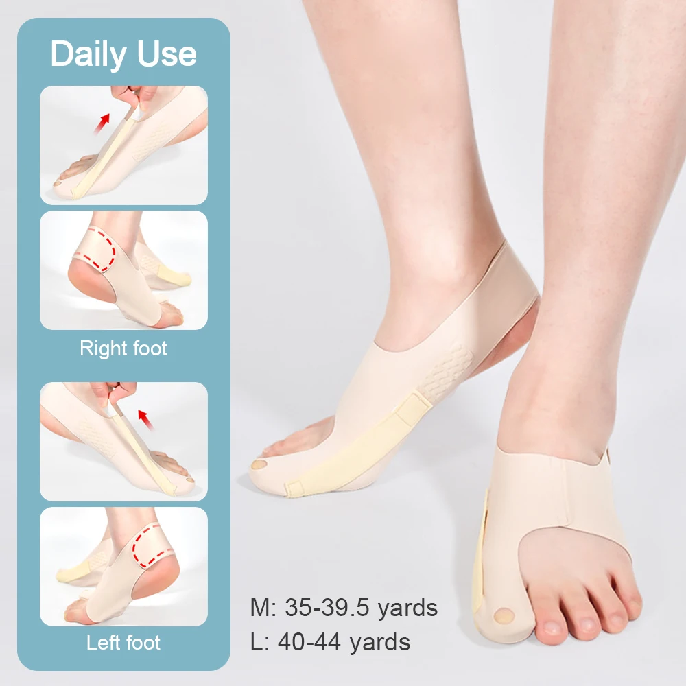 Big Toe Protector Adjust Unisex Soft Pedicure Socks For Bunions Hallux Valgus Orthopedic Bandage Foot Care Toe Correction