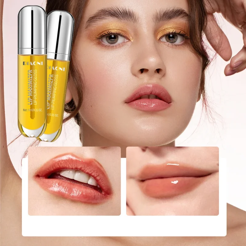 Miele Lip Volumising Enhancer Plumper Oil riduce le linee sottili rimuovi la pelle scura idratazione profonda smalto per labbra siero delicato per la cura delle labbra