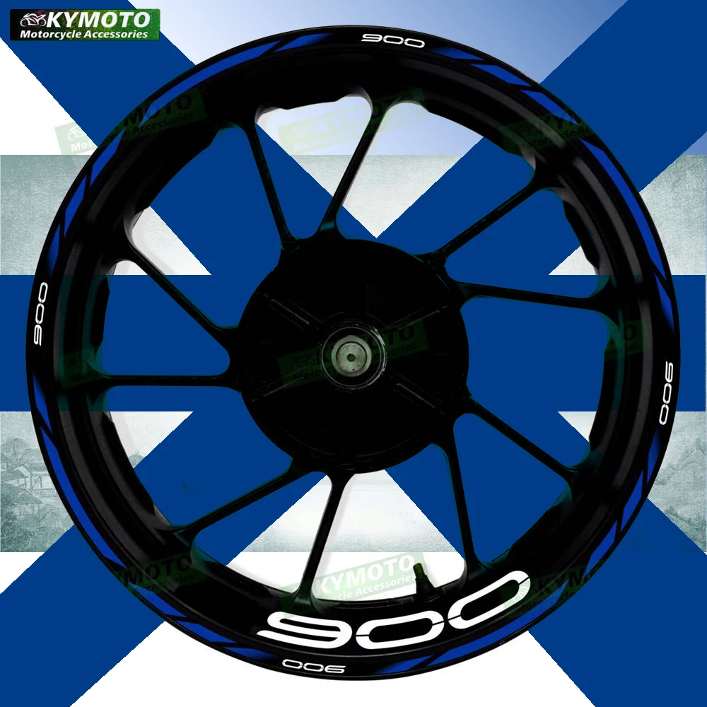 

Аксессуары для мотоциклов Z900 Z 900, 17-дюймовые наклейки на передние и задние колеса, обтекатель, модифицированные светоотражающие наклейки, украшение