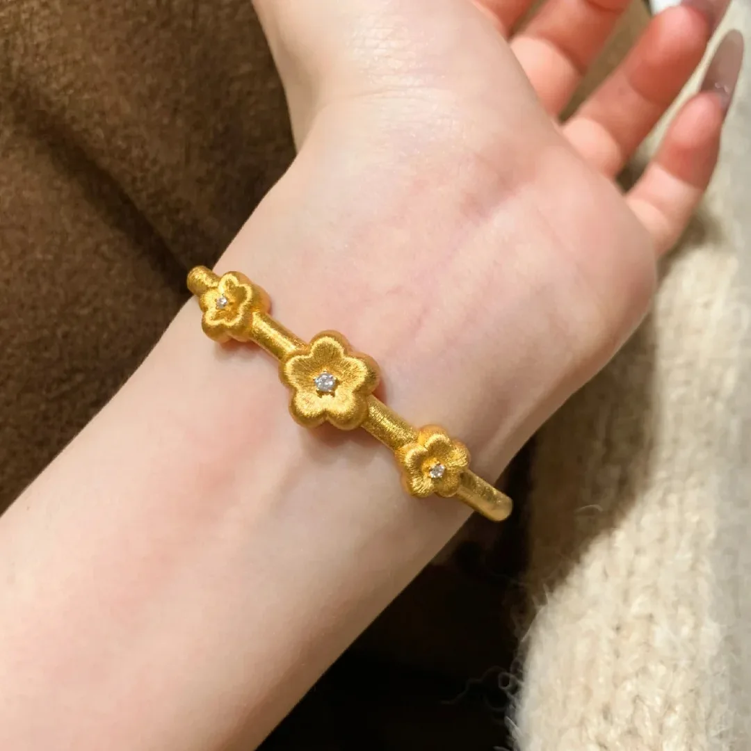 S925 Silver Bracelet For Women High End Luxury Light Weight Elegant Hand Bangle For Daily Wear Party Dating Fine Jewelry Gift
