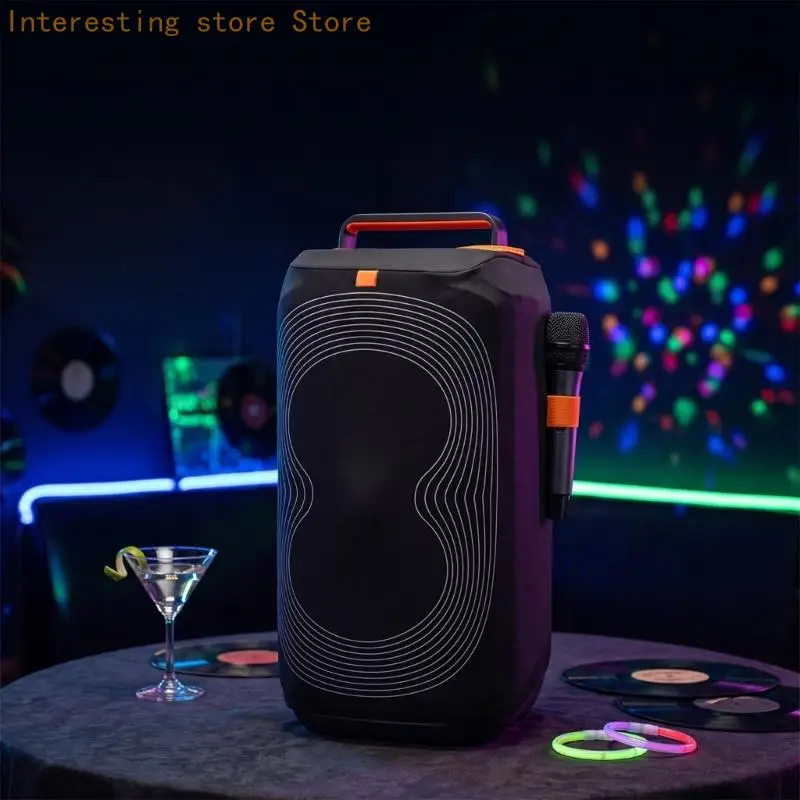 Staubschutzhülle mit seitlichem Mikrofonband für Partybox110/120/130-Lautsprecher, tragbare Lautsprecher-Aufbewahrungshülle für – Detail 2