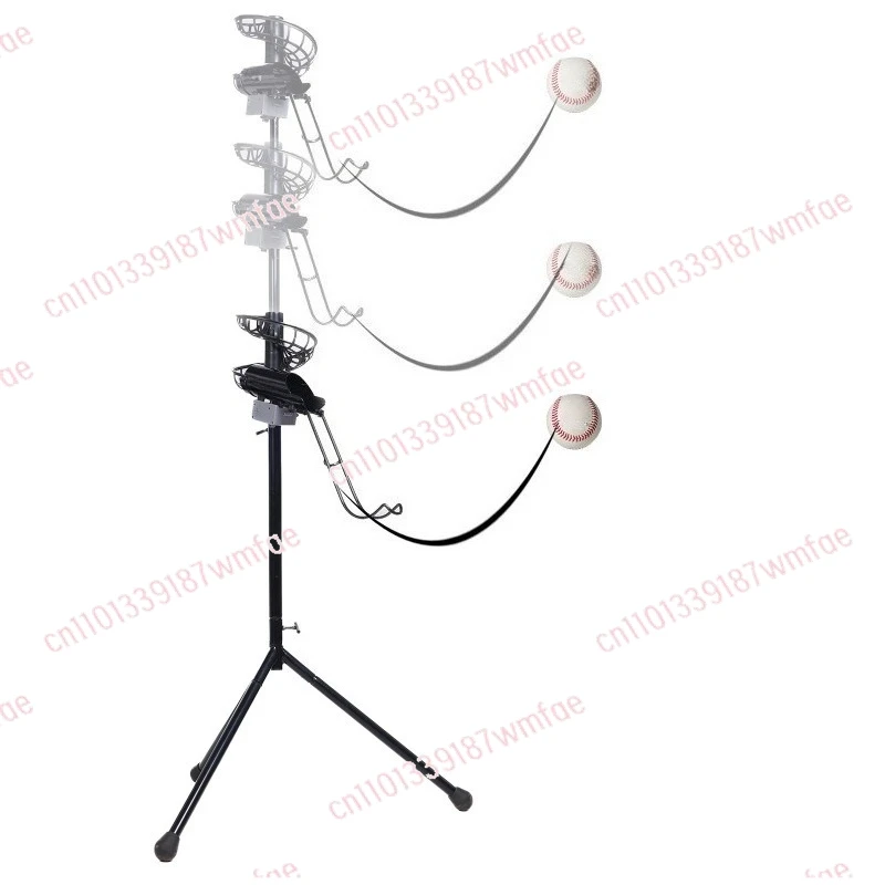 777BH-2-in-1 آلة تقديم أوتوماتيكية لتدريب البيسبول ارتفاع قابل للتعديل آلة تغذية البيسبول آلة رمي