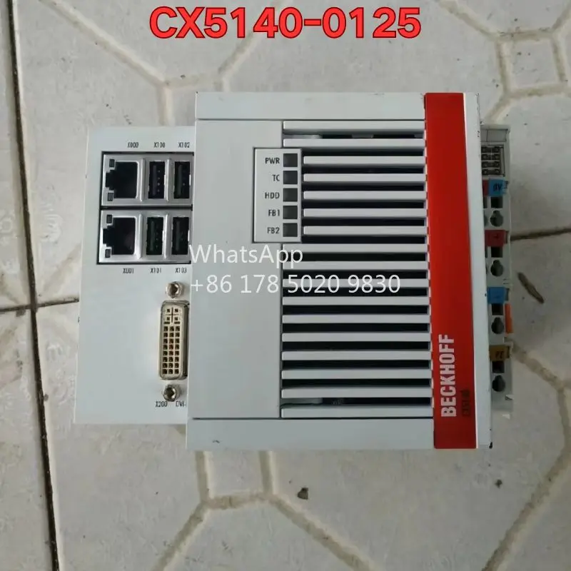 

Бывший в употреблении модуль ПЛК CX5140-0125, функциональный тест обычно