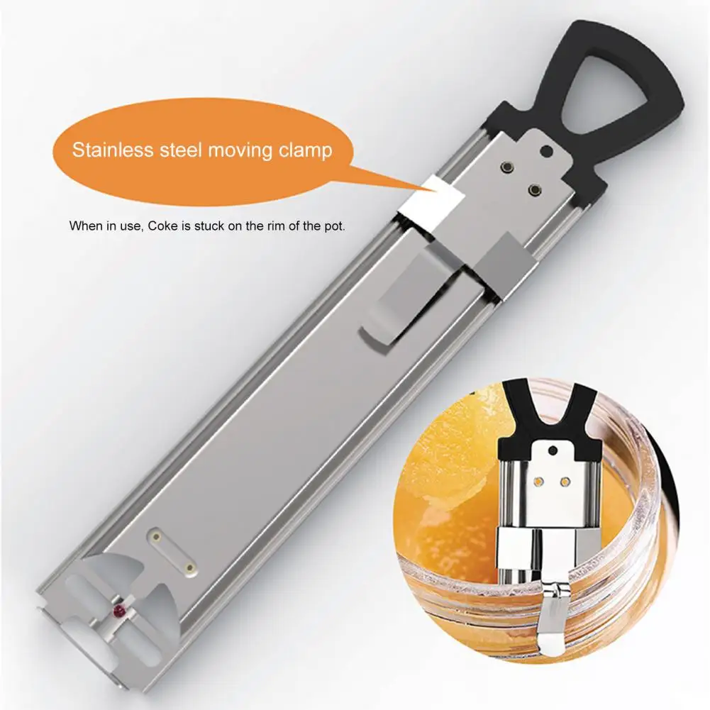 Home Kitchen Candy Thermometer Candy Thermometer with 6-zone Stainless Steel Clip-on Instant Read Cooking Fry Oil for Candy