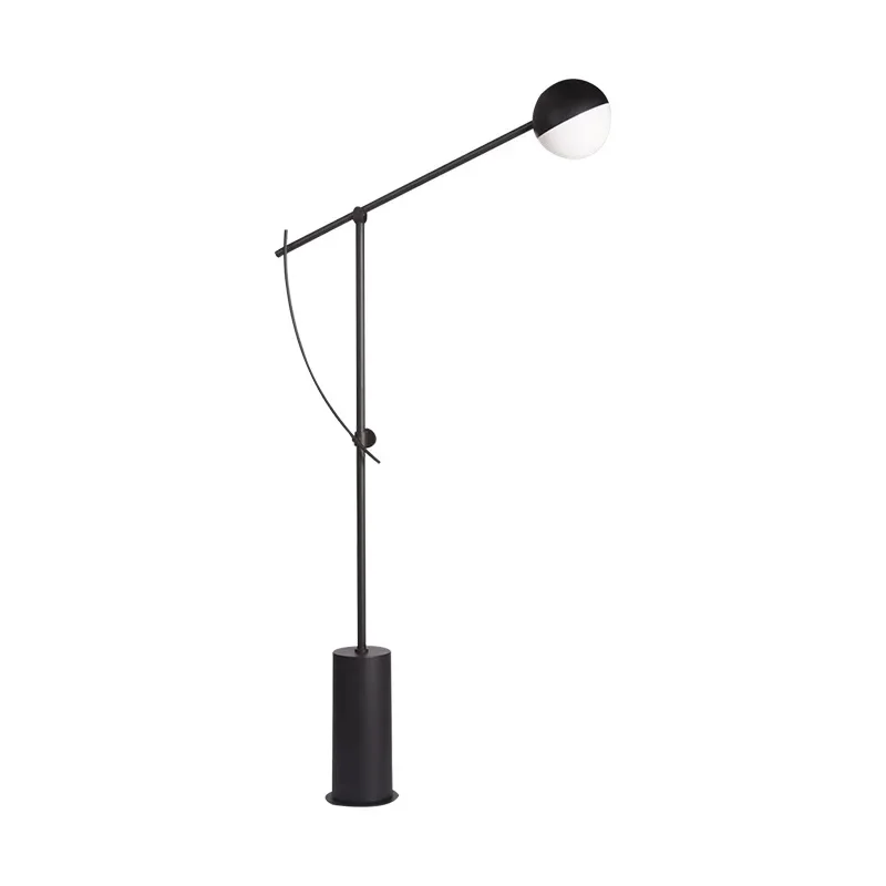 Postmodern light luxury marble, living room study floor lamp, designer model room, hotel villa lobby, creative lamp