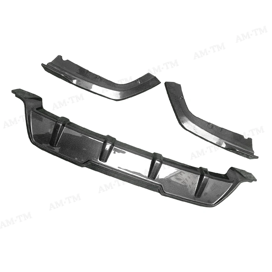 ألياف الكربون سيارة شفة ممتصة للصدمات الخلفية الناشر سبويلر أجزاء لسيارات BMW X6 G06 2019-2021 ترقية اكسسوارات السيارات طقم الجسم