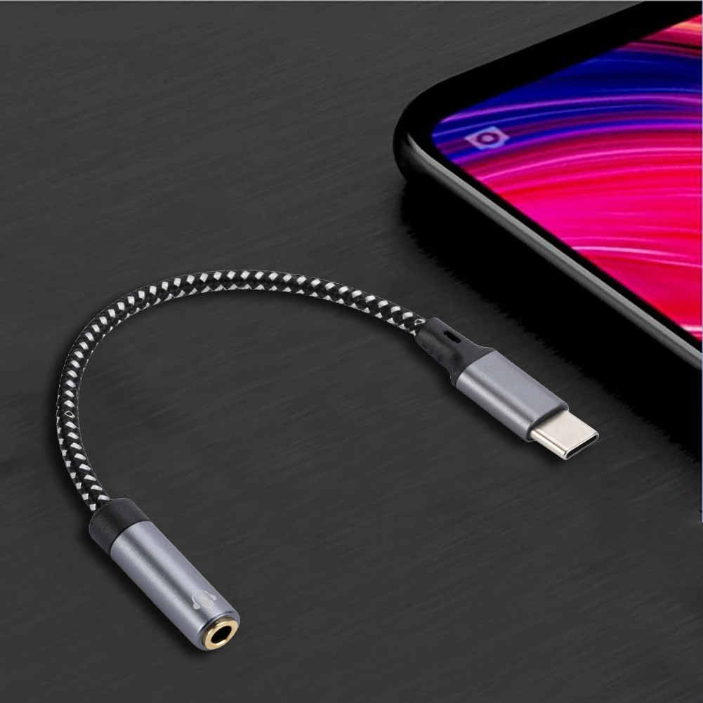 1/1.5/2 متر الصوت USB C إلى Aux دونغل كابل USB نوع C إلى 3.5 مللي متر جاك كابل الصوت آيفون 15/سامسونج غالاكسي/هواوي/ستيريو السيارة