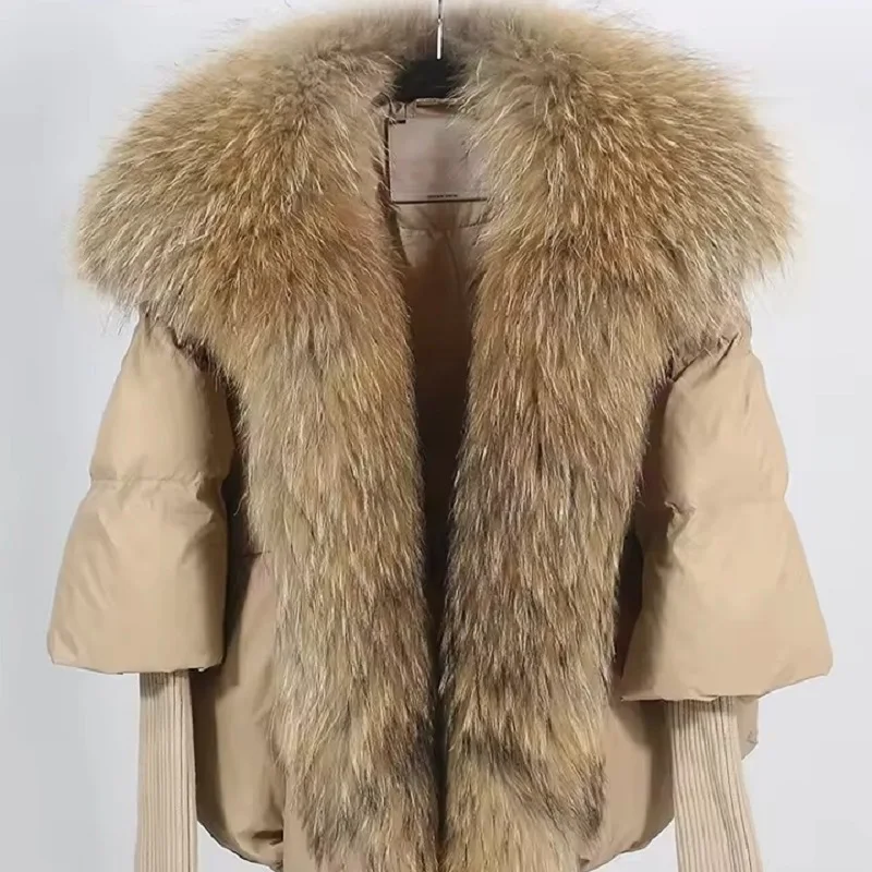 Piumino con pelliccia di volpe: eleganza e calore per l'inverno