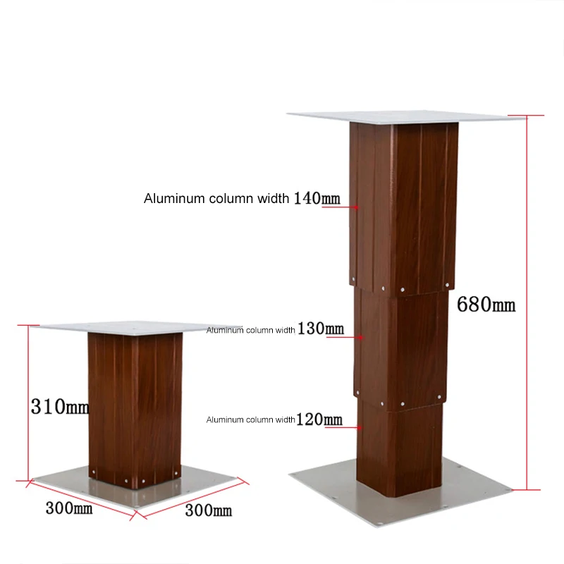 Imagem -03 - Tatami Pneumático Elevador Quarto Piso Pneumático Tatami Elevador Mesa Doméstica Tatami Elevador Hidráulico Levantador