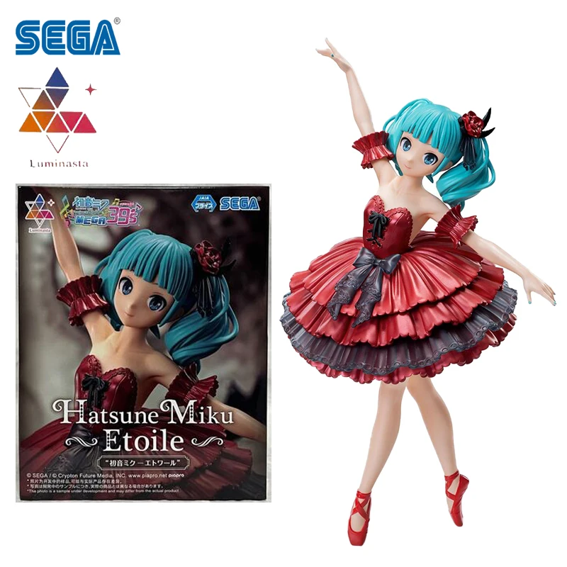 In Stock SEGA Luminasta Hatsune Miku: Project DIVA MEGA39’s “Hatsune Miku-Star” PVC 19CM Anime Action Figures Collection Toy