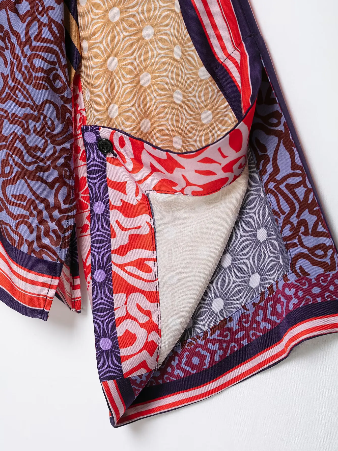 KLKXMYT Elegante, schicke bedruckte Sarong-Röcke, zweiteilige Sets für Damen 2026, Spleiß-Print-Shirt-Top-Anzüge, zweiteilige Outfits für Damen – Detail 8
