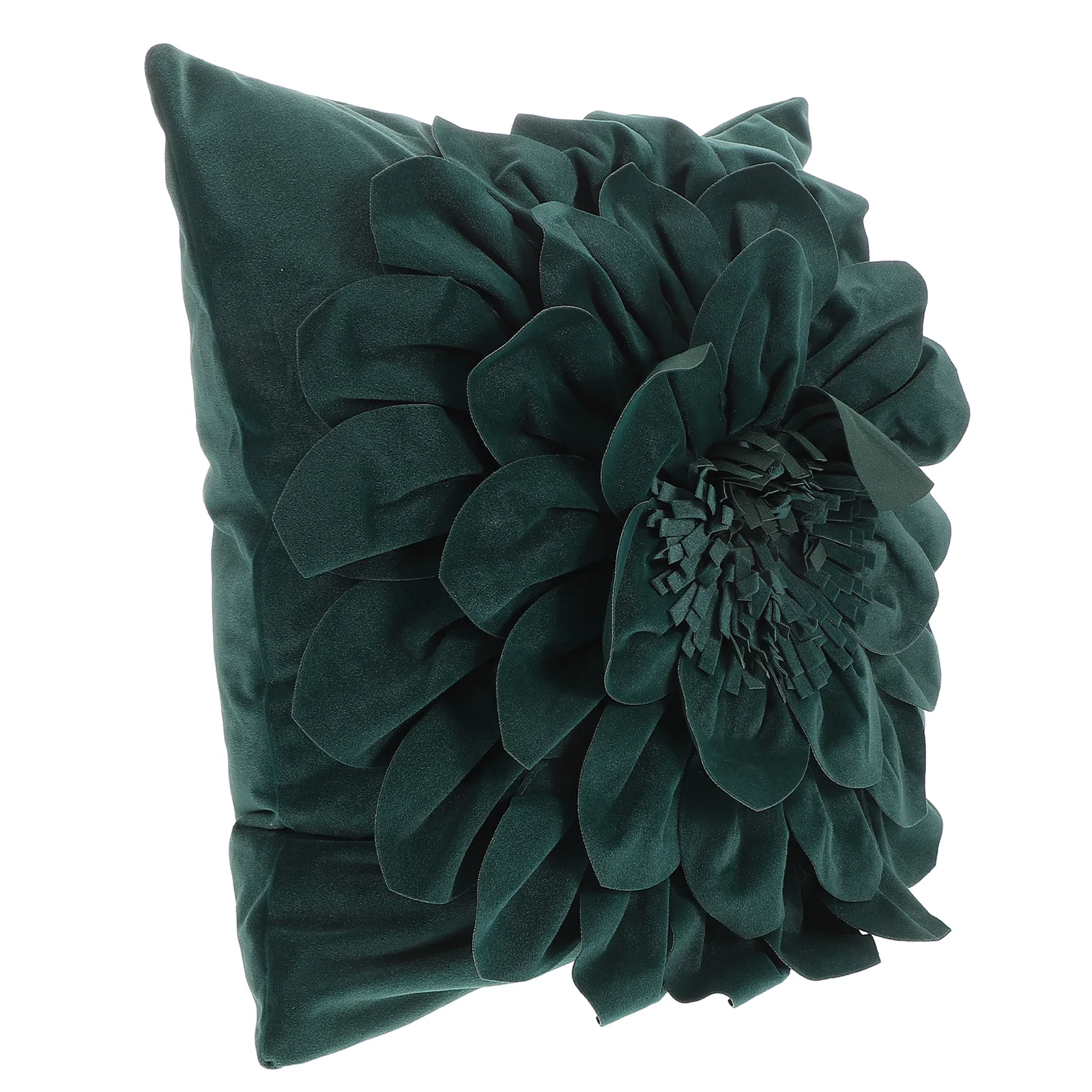 

3D Floral Pillow Covers 18X18 Inch Soft Fabric Cushion Sleeves For Sofa Bed Car Home Office Fall Room Decor Throw Pillow Cover