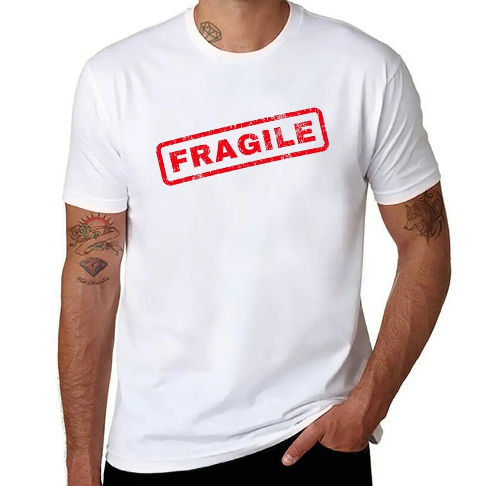 

cotton shirt heavy t designer T-Shirt man t shirt fragile man