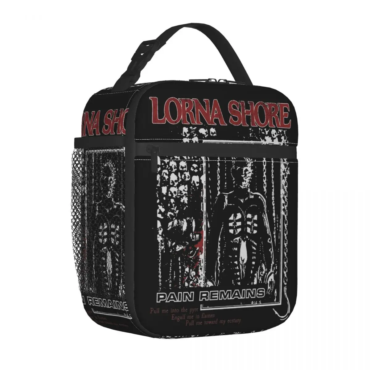 Lorna Shore Hellraiser Insulated Lunch Bags Portable Lunch Container Thermal Bag Tote Lunch Box Work Travel Bento Pouch