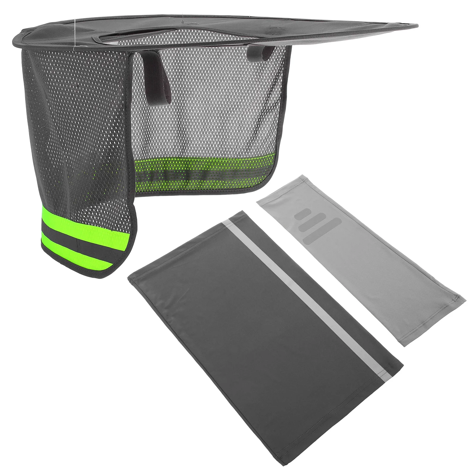 

1 Set Hard Hat Neck Drape Sun Protection Uv Resistant Breathable Mesh Safety Shade For Construction Outdoor Work Labor