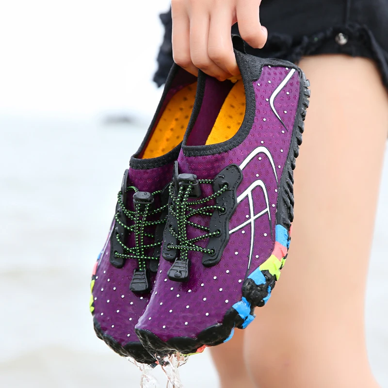 New Casual Water Shoes Quick-Dry Breathable Anti-Slip Upstream Shoes Wear-Resistant Multifunctional Barefoot Beach Sneakers