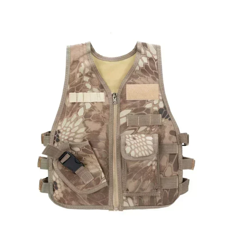 Kids Camouflage Uniform for Boy Special Forces Combat Tactical Vest Girls  Cosplay Training Soldier Clothes