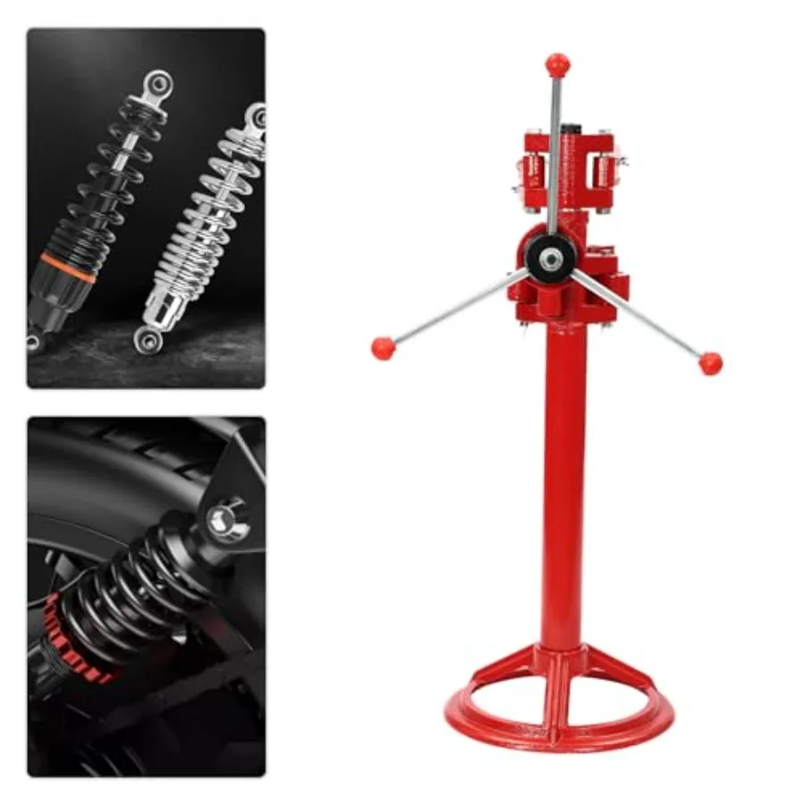 مركبة السيارات الربيع ضاغط اليد تشغيل تبختر الربيع ضاغط أداة لفائف الربيع الصحافة أداة إزالة الصواميل 2200lbs تحميل تحمل Ca #4