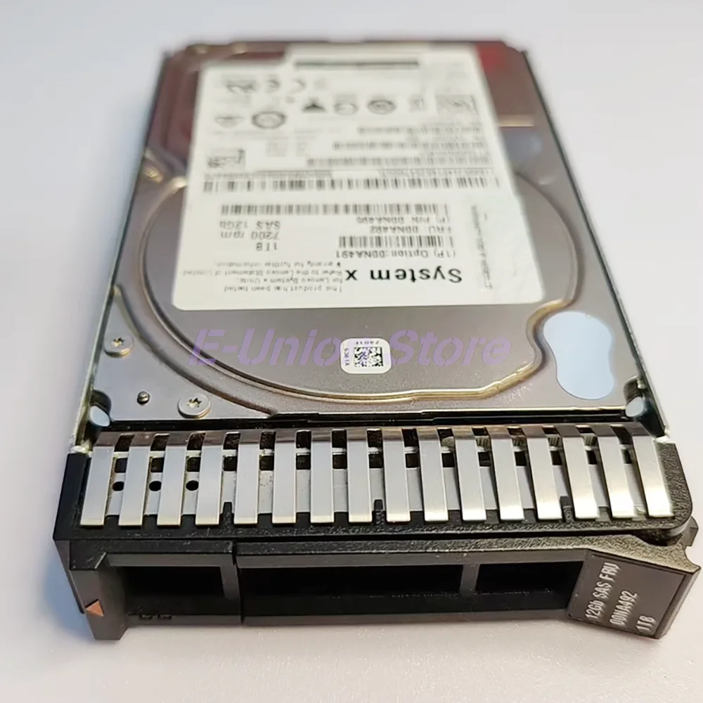

FRU 00NA492 00NA491 HDD For IBM Hard Disk X3550M5 X3850X6 1T 7.2K SAS 2.5" 12GB Hard Drive