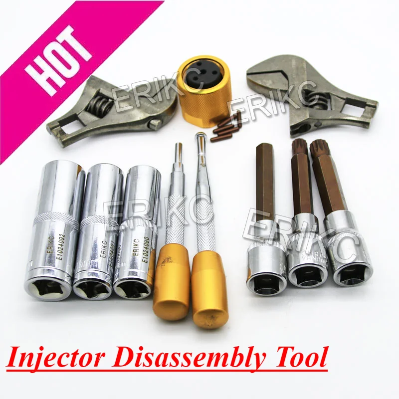 

ERIKC Diesel Injector Repair Tool Kits Sealing Rings Installation E1024100 Injection Screw Dismantling Tools