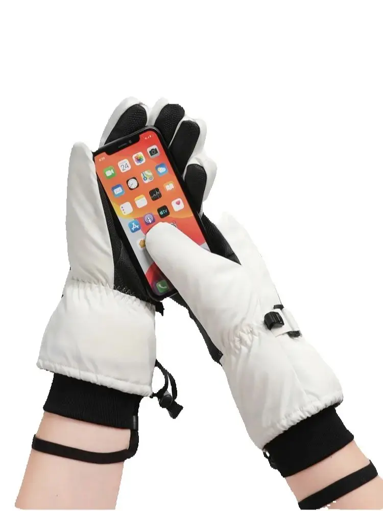 AliExpress NONE Cycling Gloves Winter Touchscreen Warm Men's Women Bicycle Gym Outdoor Driving Motorcycle Waterproof Thermal Non-Slip Gloves