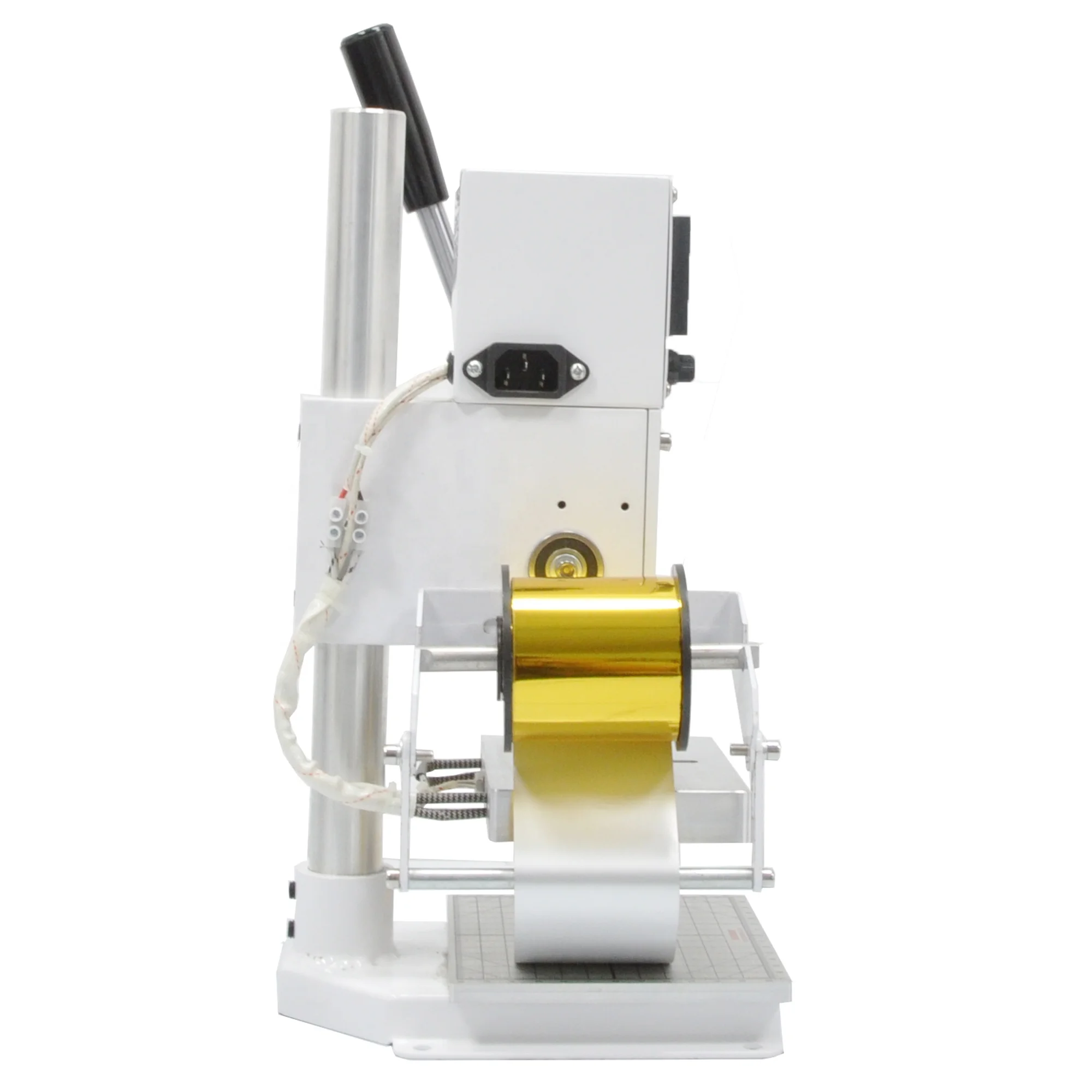 Small Manual Hot Foil Stamping Machine for Card Wood Paper Glass Leather Logo Embossed Hot Stamping Machine