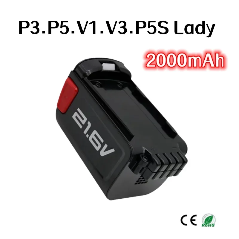 100% Original 2500mAh for Midea V1 V3 P3 P5 P5pro P5S Lady P70 P81 BP21620D BP21625A VH1704 Vacuum Cleaner Battery