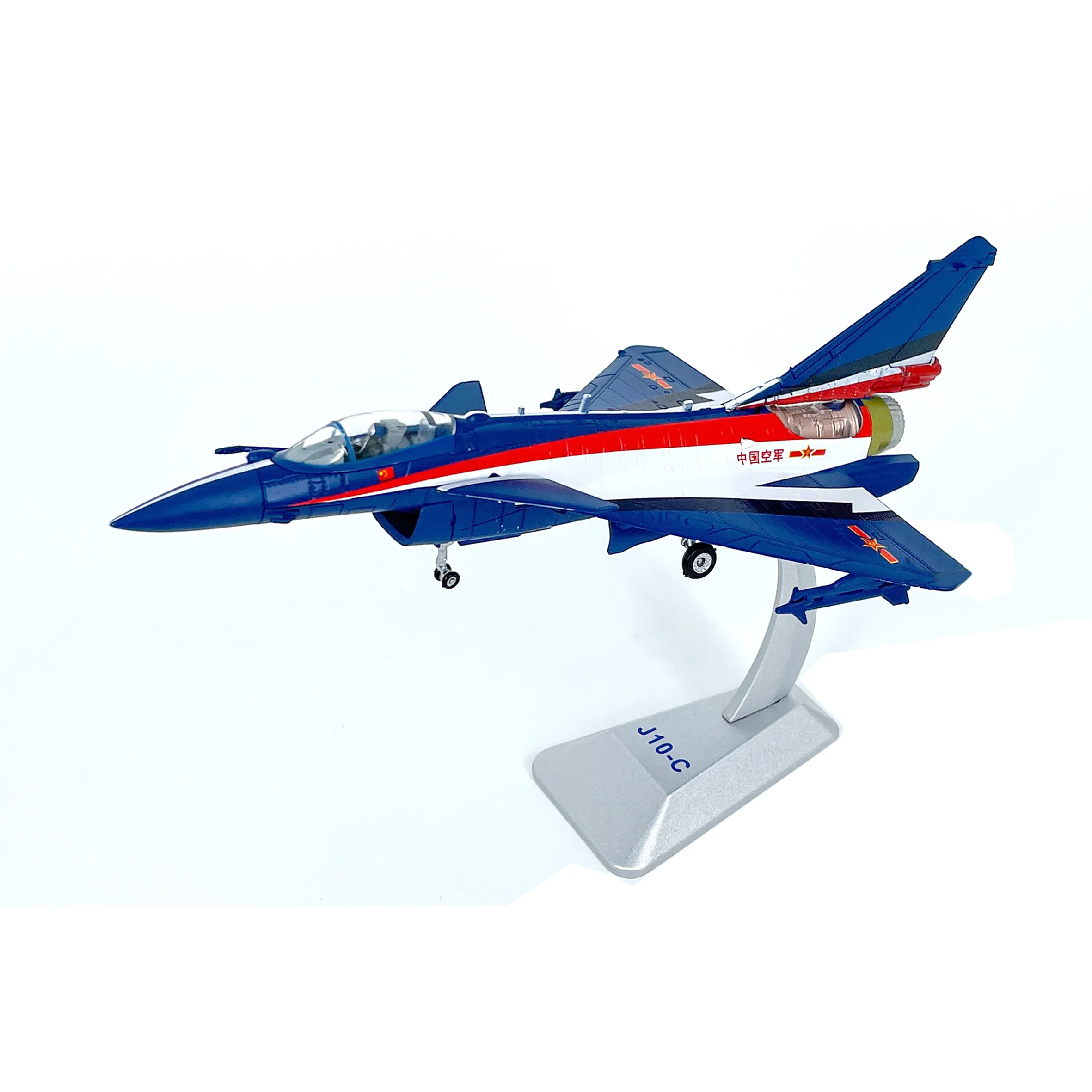 

1:100 Модель истребителя китайских ВВС J-10C (печень полетной производительности) Модель изделия из сплава