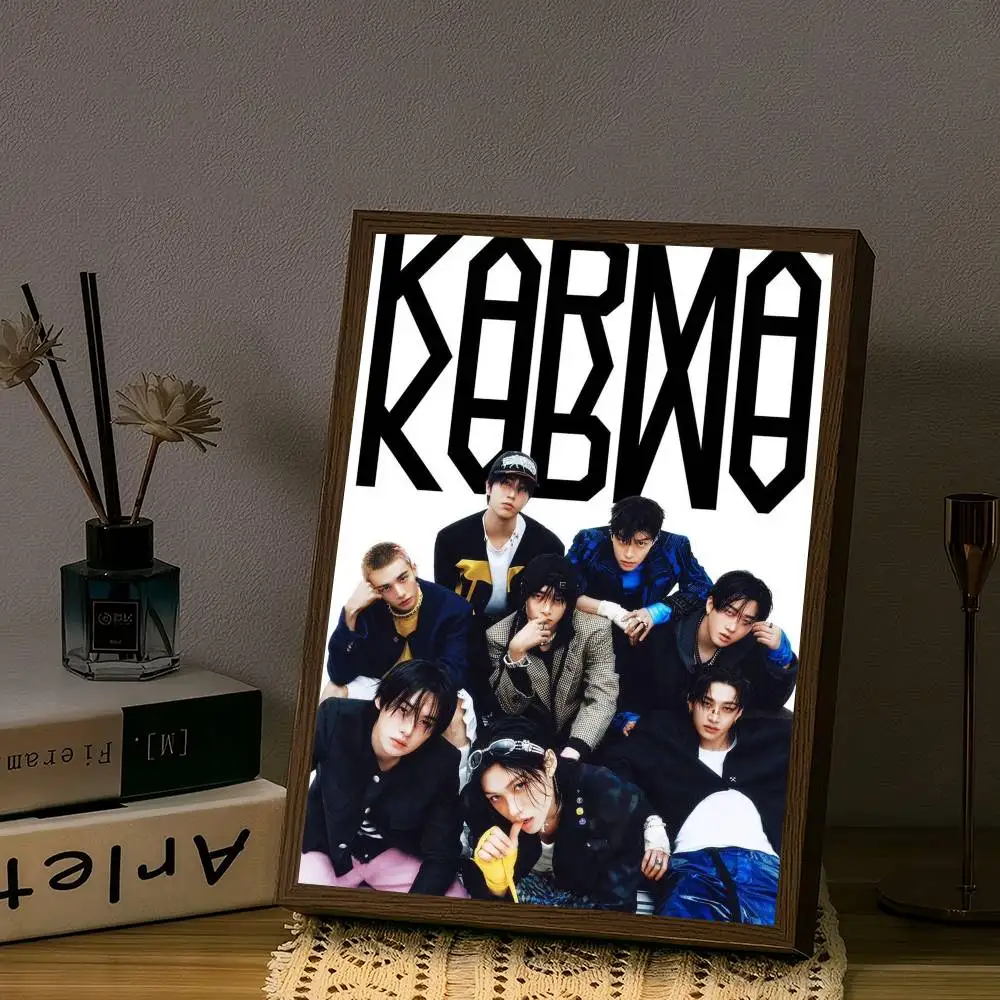 Kpop Stray Kids Anime Posters Sticky Waterproof Paper Sticker Coffee House Bar Kawaii Room Decor - view 5
