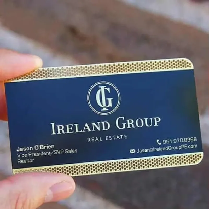 بطاقات عمل منخفضة السعر من الألومنيوم المعدني الفارغ