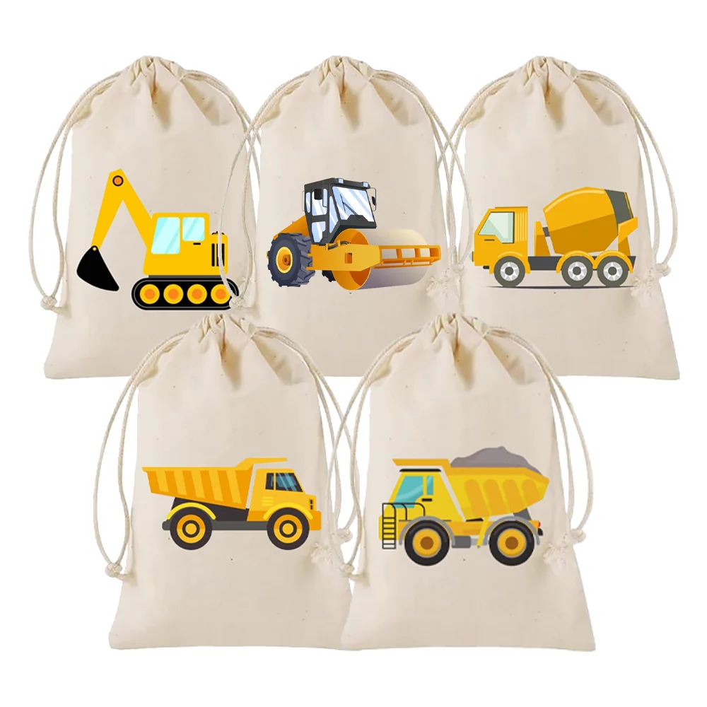 Heavy Equipment Birthday Theme - 5Pcs Construction Children's Birthday Party Favor