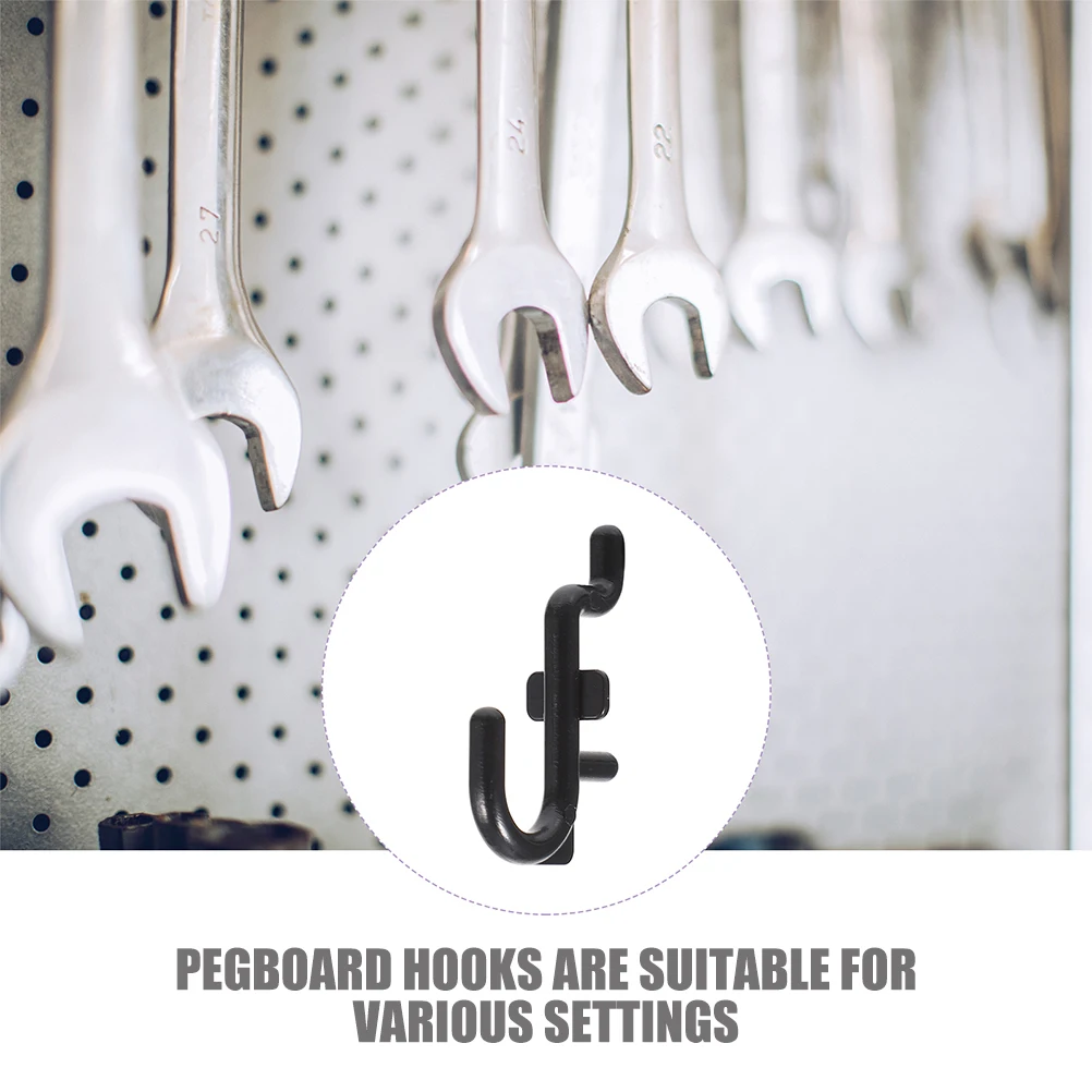 

30pcs Pegboard Hooks Tool ganizer Durable Plastic Garage Storage Mount DIY Fixing Kit Utility Hanger