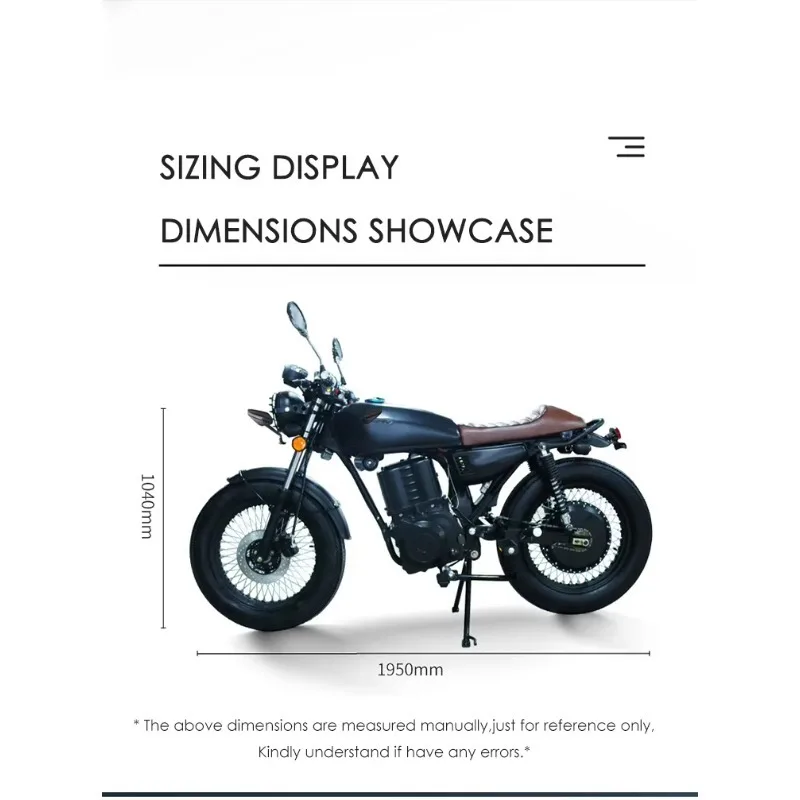 Zuimi Restore Ancient Ways Electric Off Road Scooter Dual Motor High Speed Racing Motorcycle 5000W Dirt Motorbike With Battery C