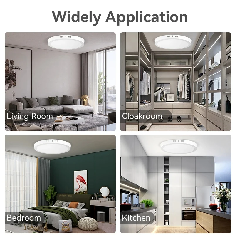 Modern Led Panel Ceiling Lights 110-265V Led Ceiling Lamp for Living Room Bedroom Kitchen LED Lighting Home Decor Led Panel Lamp