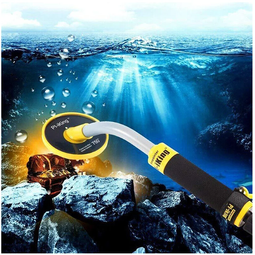 Imagem -06 - Mergulho Subaquático Metal Detector Totalmente Impermeável Mão Bobina Design Pinpointer Pi-king750 30 m