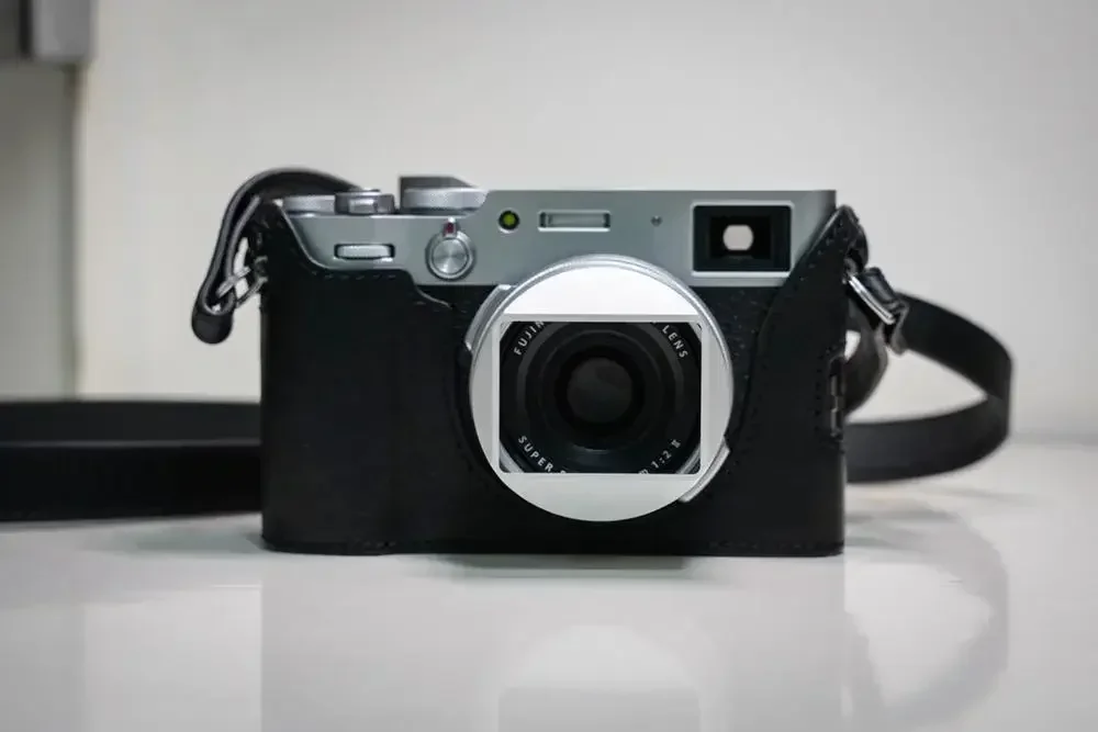 Metal Square Hood With 49nn Adapter Ring For Fujifilm FUJI X100V X100VI X100F Square Lens Hood with Free 49mm HOYA UV Filter