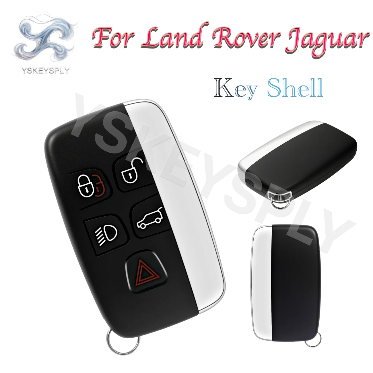 

For Land Rover Jaguar 5-Button Smart Key Fob Shell LR4 LR3 Discovery Freelander Evoque XJ XF XE Housing Case