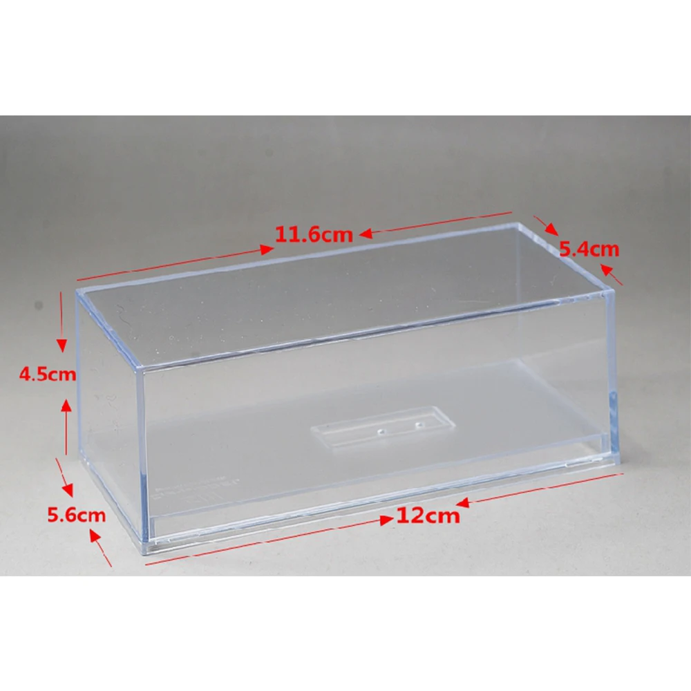 Acrylic Display Case Fit for 1:64 Mini Size Dust Proof Clear Box Cabinet 1/64 Action Figures Display Box