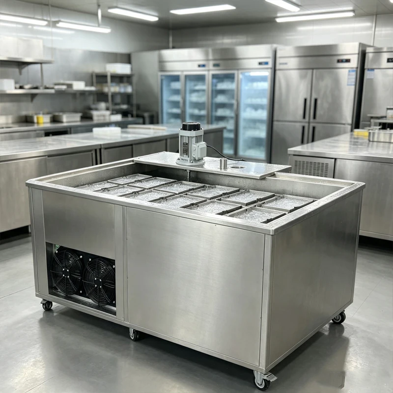 Automatic Transparent Block Ice Maker Multi Mold Ice Producing Unit For Cocktail Bar Ice Wholesale Production Customized