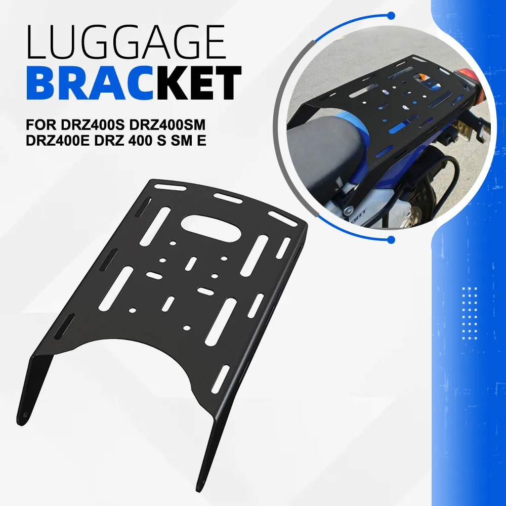 

2026 DRZ400 Cargo Rack Support Shelf Holder FOR SUZUKI DRZ400S DRZ400SM DRZ400E DRZ 400 S SM E Motorcycle Rear Luggage Rack