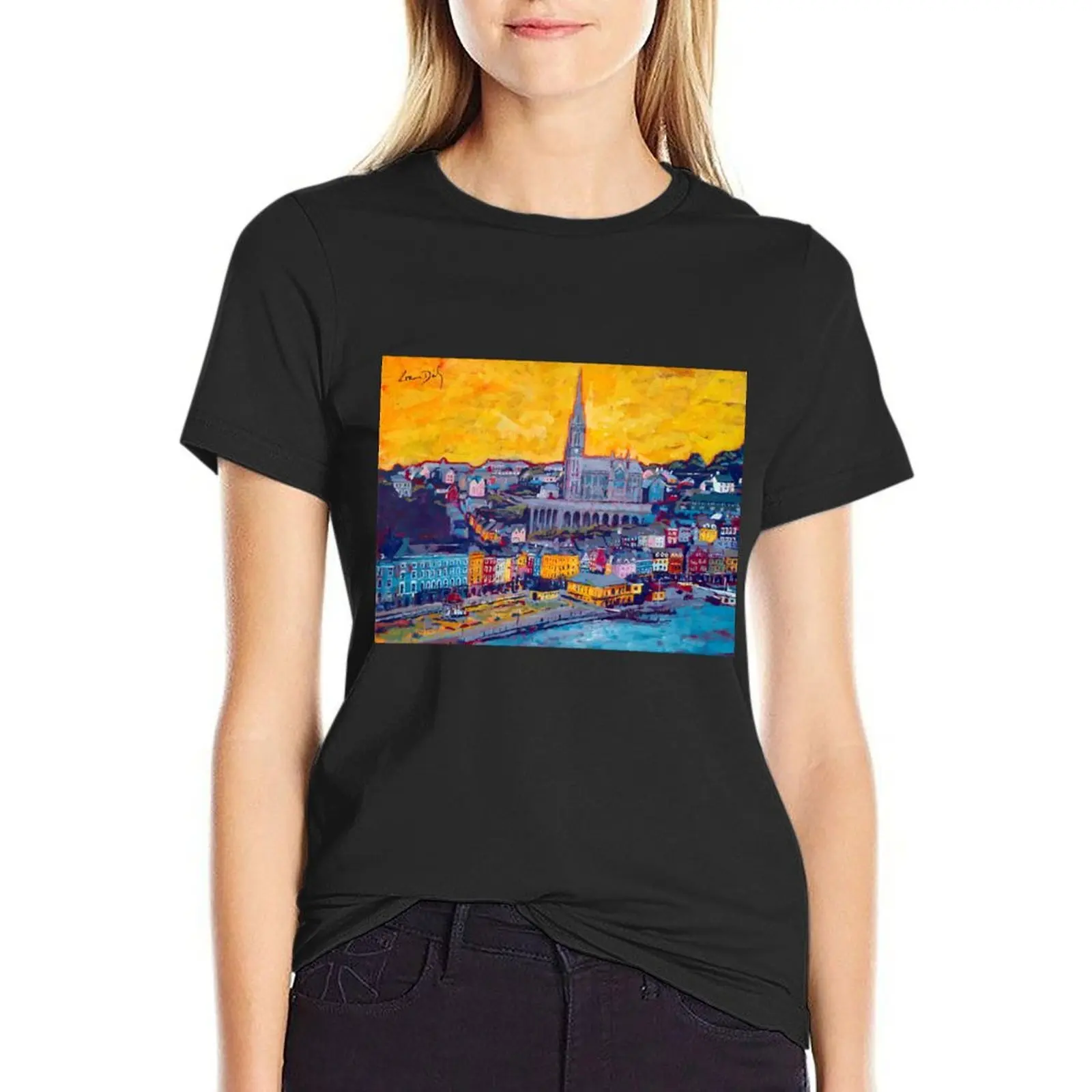 

Cobh 3 (County Cork, Ireland) T-Shirt summer tops tees Women clothes